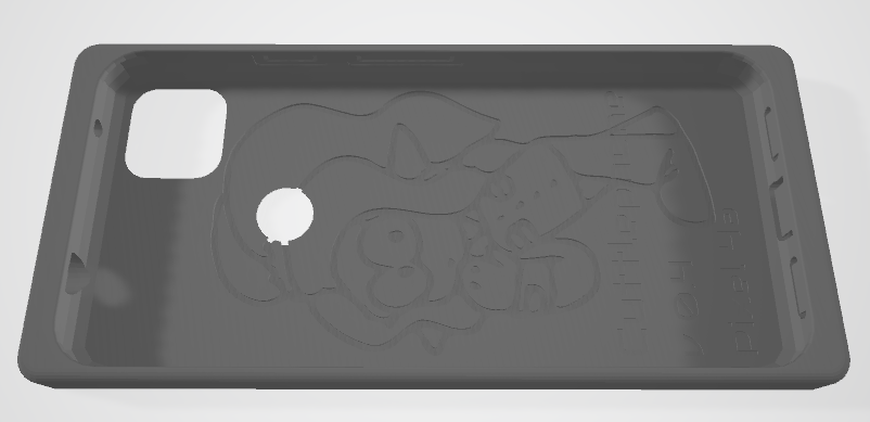 Pixel 4a phone case with Junglecat rails